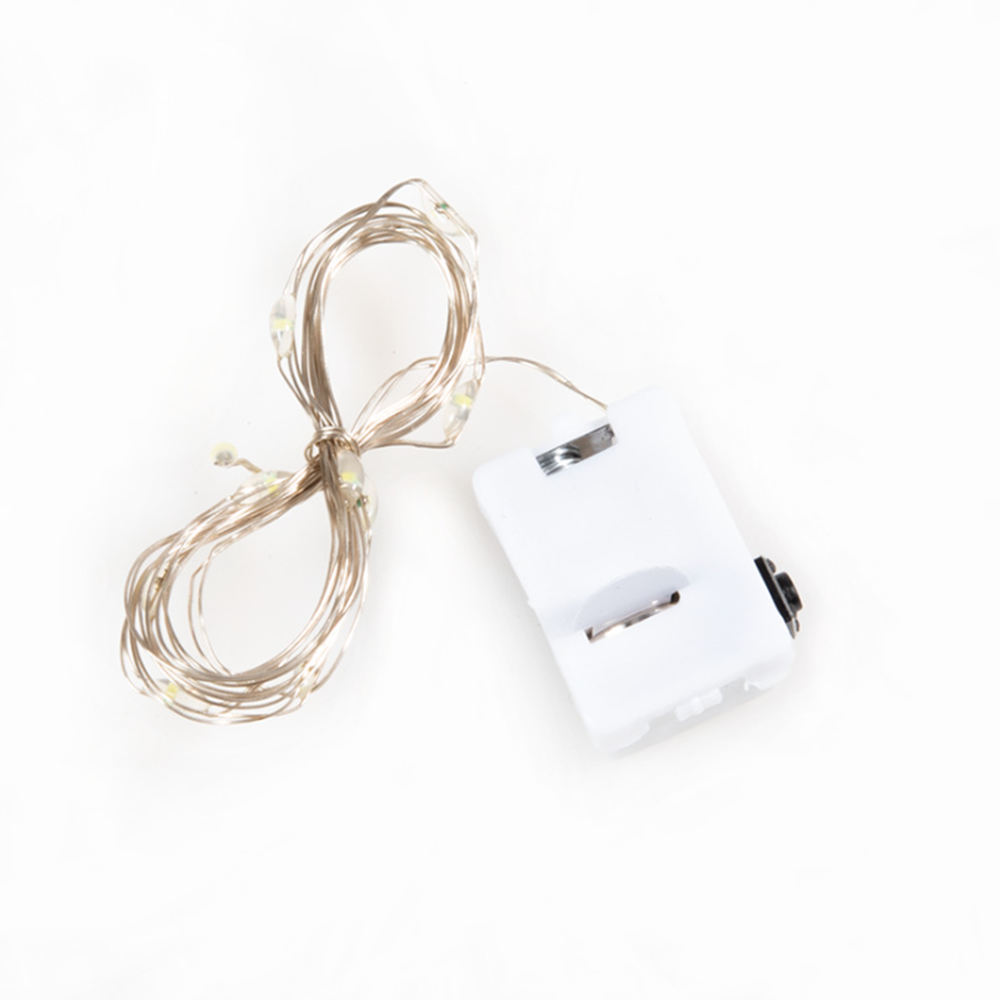 Guirlande lumineuse LED clignotante intelligente, 5 pièces, décoration pour noël, mariage, fête, Restaurant, lumières rapides et lentes, avec 3 piles boutons