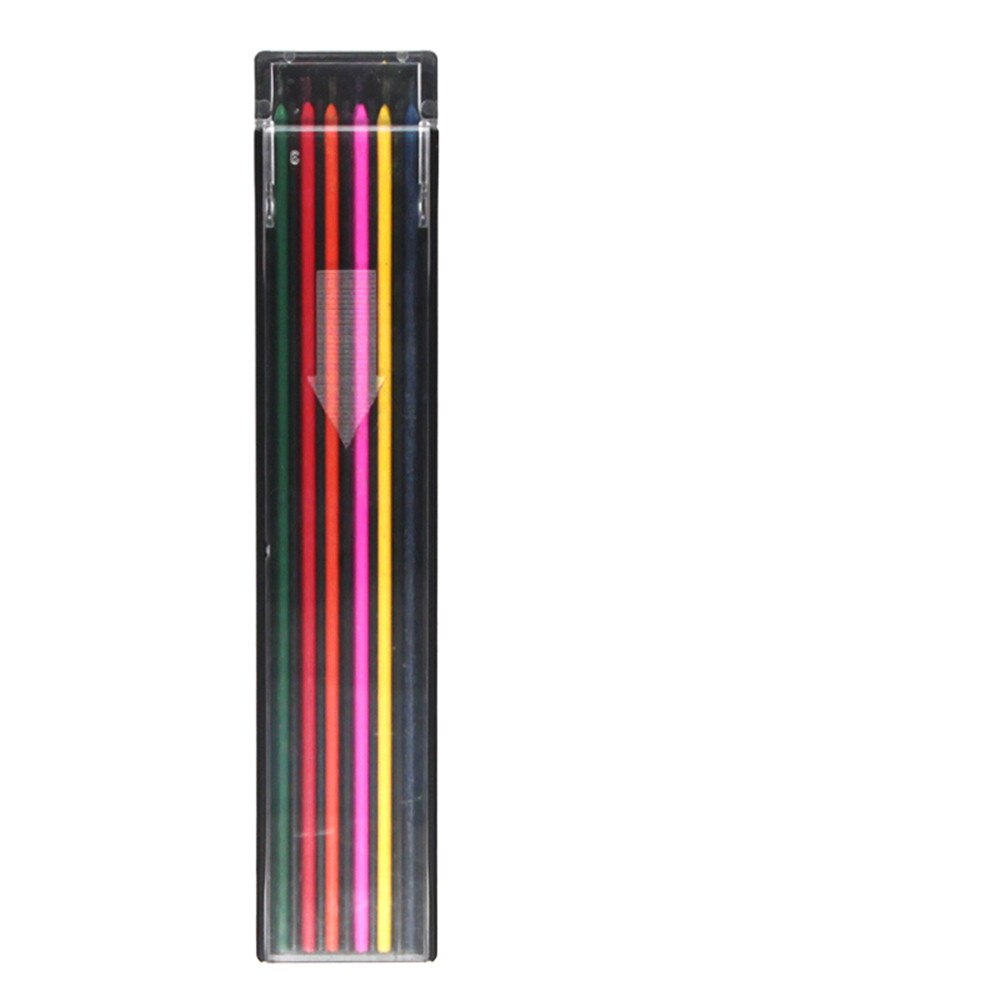 12pcs Colorful Thick Pencil Core 2.0mm Automatic Drawing Pencil Refills Kawaii Stationery Mechanical Pencil Lead for Wiritng: multicolor