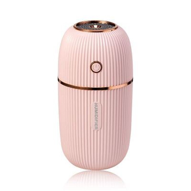 300Ml Automobiles Mini Luchtbevochtiger Draagbare Auto Usb Luchtverfrisser Cool Mist Luchtbevochtiger 4 Kleur Voor Auto Elektrische Accessoires: pink
