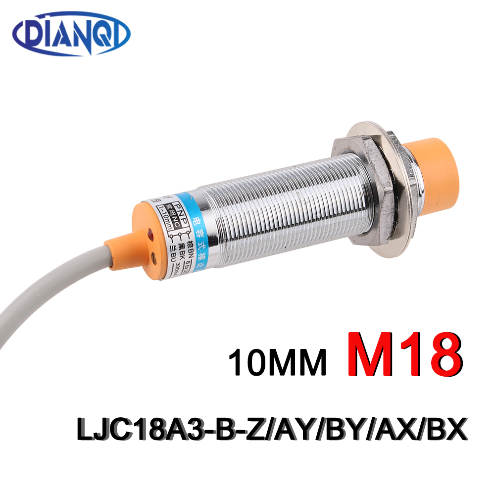 thumbnail image 2 of LJC18A3-B-Z/BX Capacitive Proximity Sensor - 10mm, 3-Wire, DC 6-36V - GCSUPERMARKET 2 of 6
