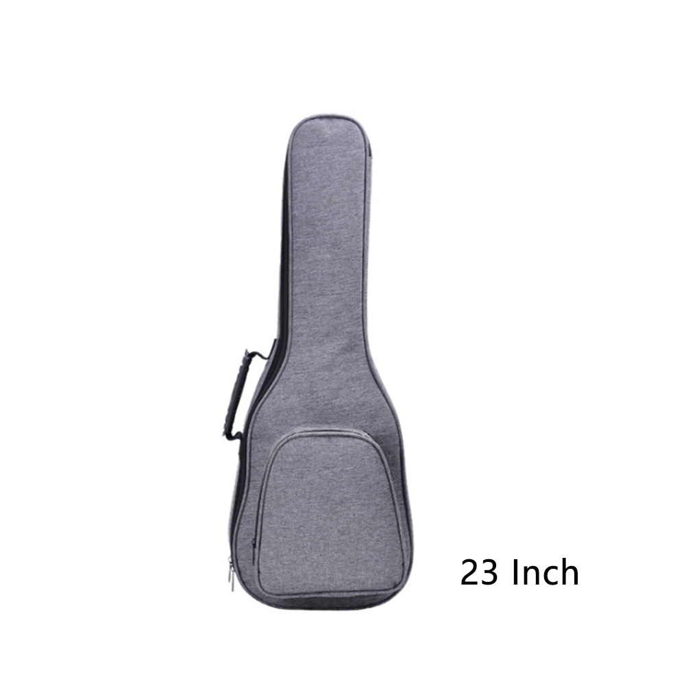 Leinen Verdicken Tragbare Staubdicht Ukulele Gitarre Reißverschluss Travel Freisprecheinrichtung Tragetasche Ergonomische Doppel Strap