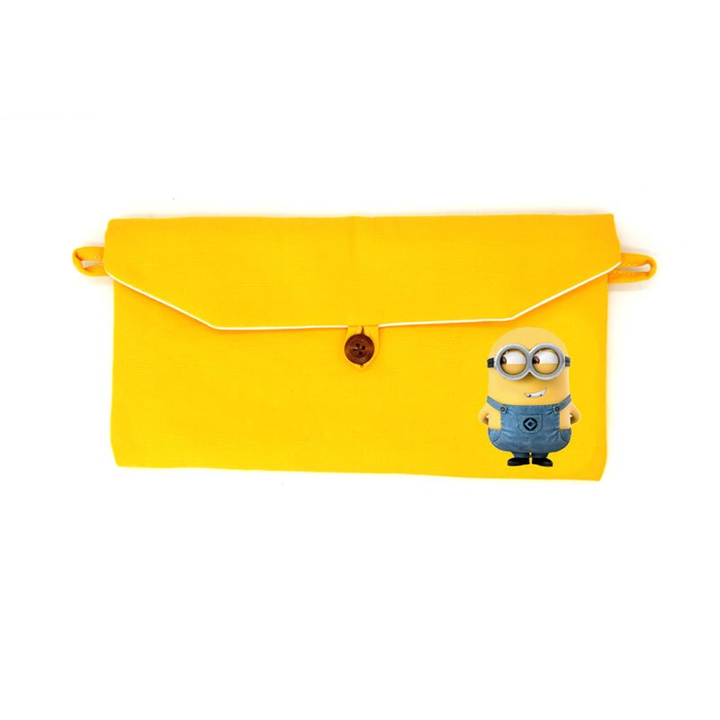 Suitable for K480 wireless bluetooth keyboard bag girl cute mac keyboard and mouse set K380 storage bag Luofei bag: MJ-800-Minions