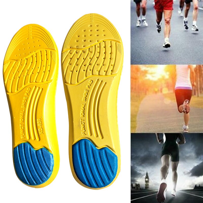 Soft Insoles Cushion Foot Care Shoe Inserts Pad Shoe Gel Cool Deodorant Orthotic Silicone Insole