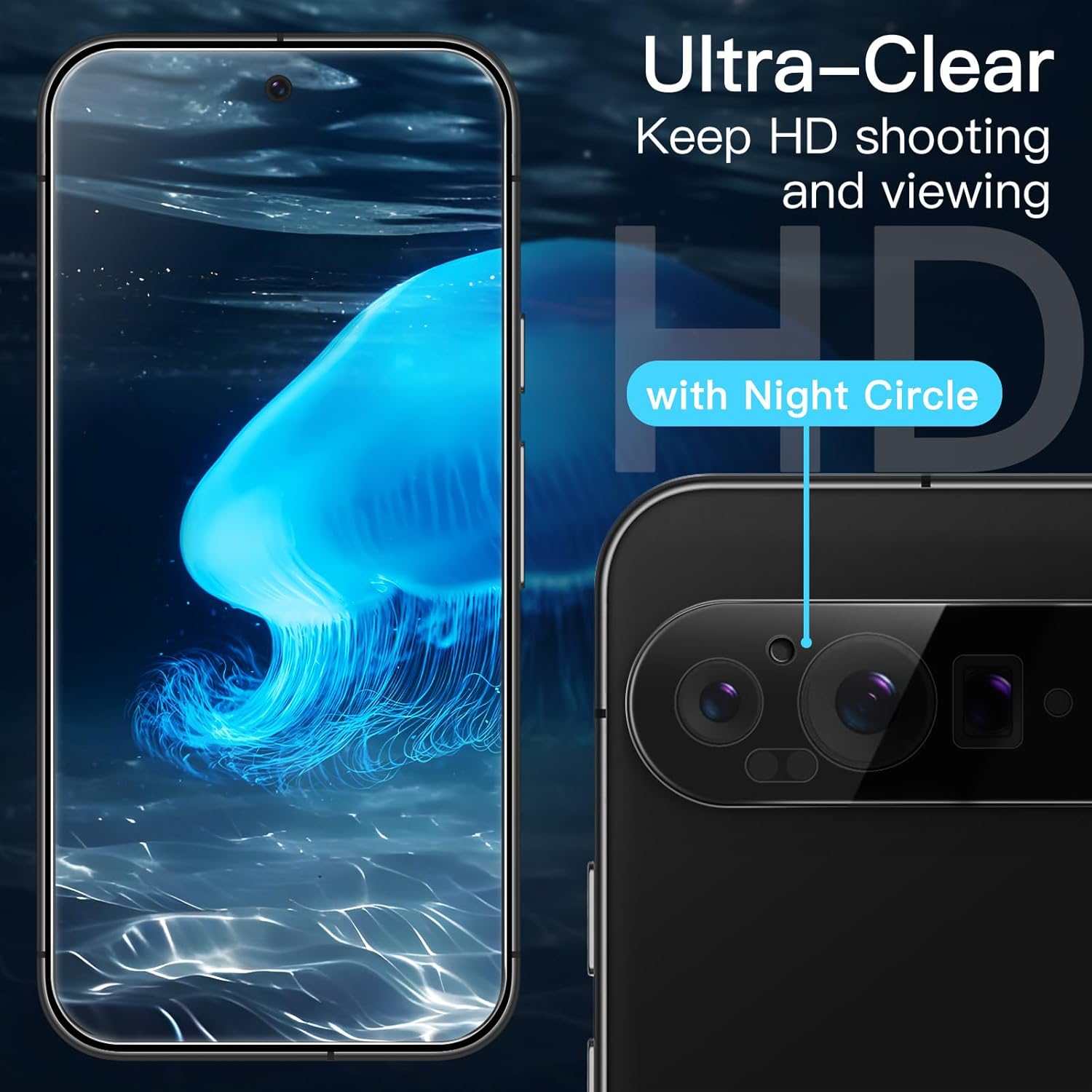 3D Curved Camera Lens Protector For Google Pixel 9 Pro XL 5G Tempered Glass For Google Pixel9 ProXL Pixel9pro pixel9 ProXL Glass