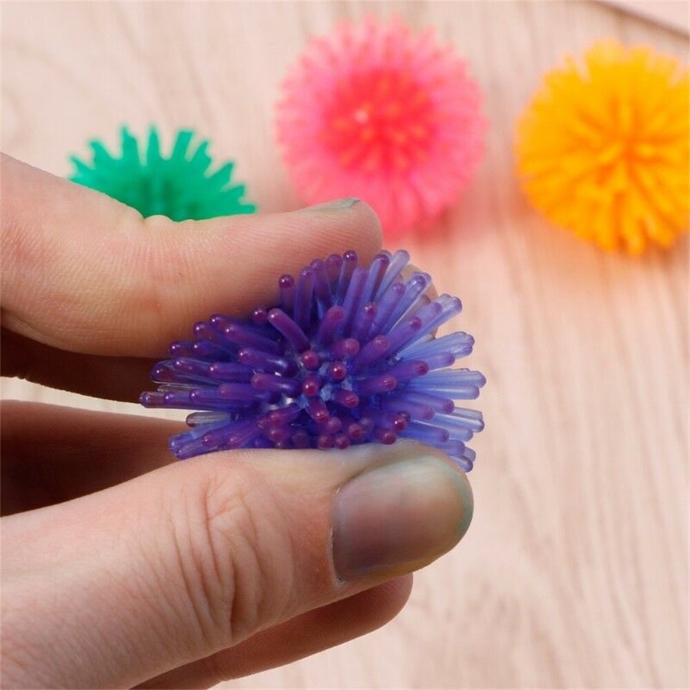 Flashing Light Up Lovely Dog Puppies Cat Pet Hedgehog Ball Rubber Bell Sound Ball Funny Playing Toy for Pets Enjoyable