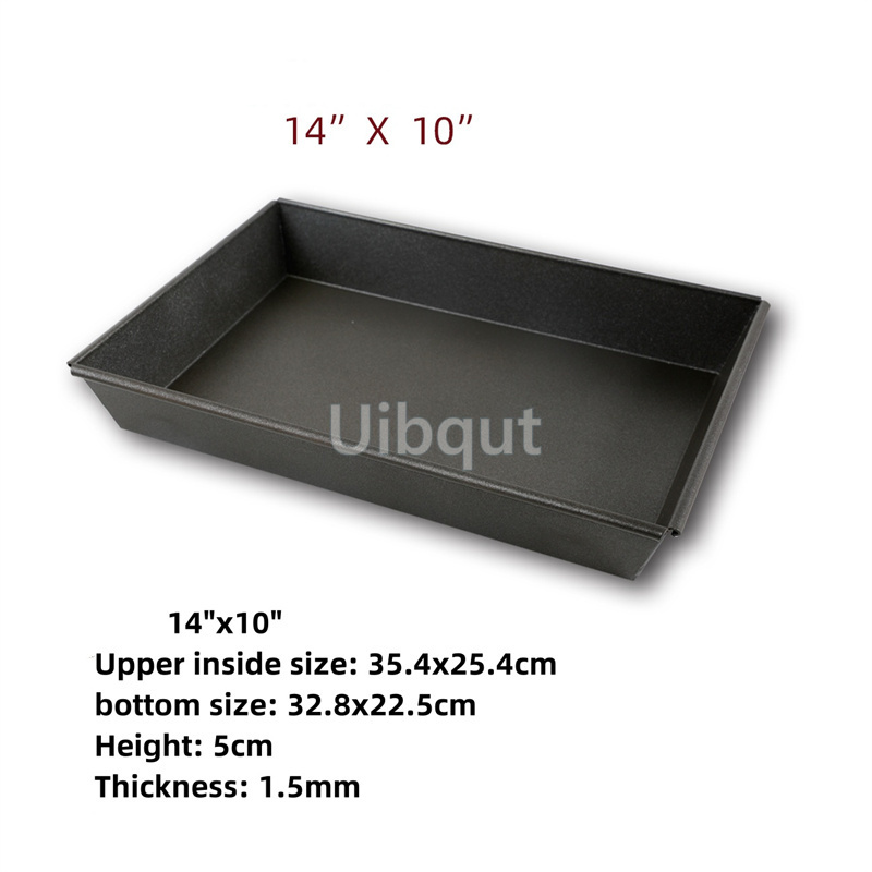 6~10 inch square rectangle Detroit Pizza Pan Deep Dish Pizza Pan Non Stick Pizza tray Square Baking Pan Bakeware Aluminum tray