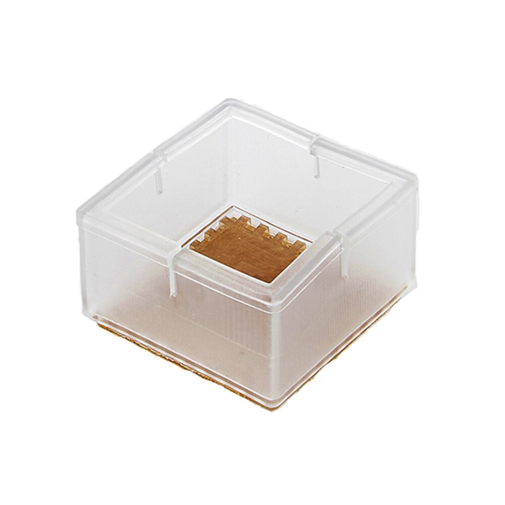 10Pcs Siliconen Rechthoek Vierkante Ronde Stoelpoot Caps Voeten Pads Meubels Tafel Covers Houten Vloer Protectors: style 17