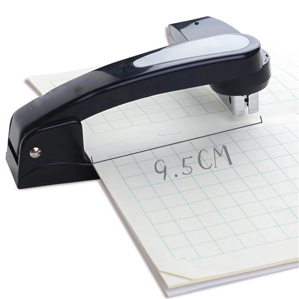 360 Graden Roterende Nietmachine Hoofd Desktop Nietmachine Met Nietjes Scherpe Beitel Voor Kantoorbenodigdheden School Thuis