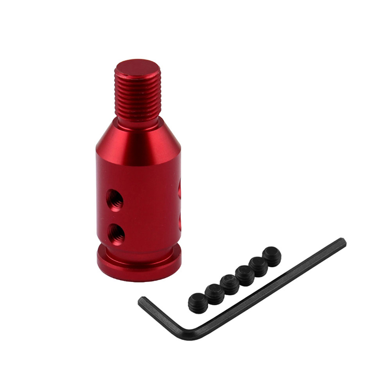 Automotive Accessories Auto Parts Thread Converter For Automobile Gear Head Gear Lever Adapter: Red