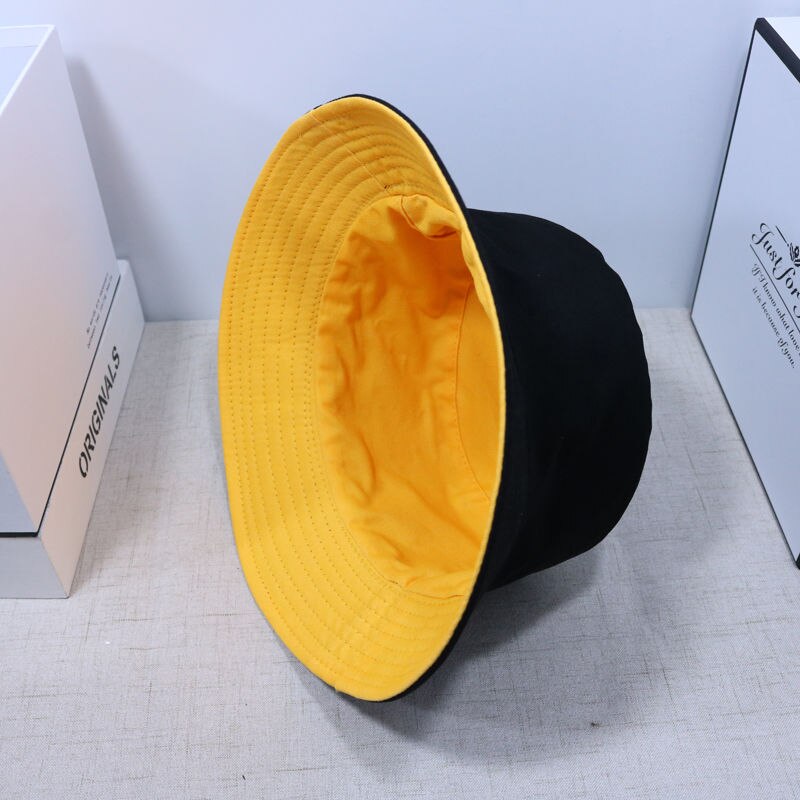 Summer sun hat, sun protection, large edge, UV protection, sun hat, men and women outdoor fisherman's hat, mountaineering Tour: yellow
