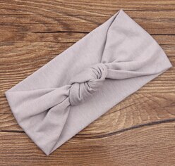 Baby Krawatte Knoten Stirnband Gestrickte Baumwolle Kinder Mädchen elastische haar bands Turban bögen für mädchen Stirnbänder Sommer bandeau bebe: 3