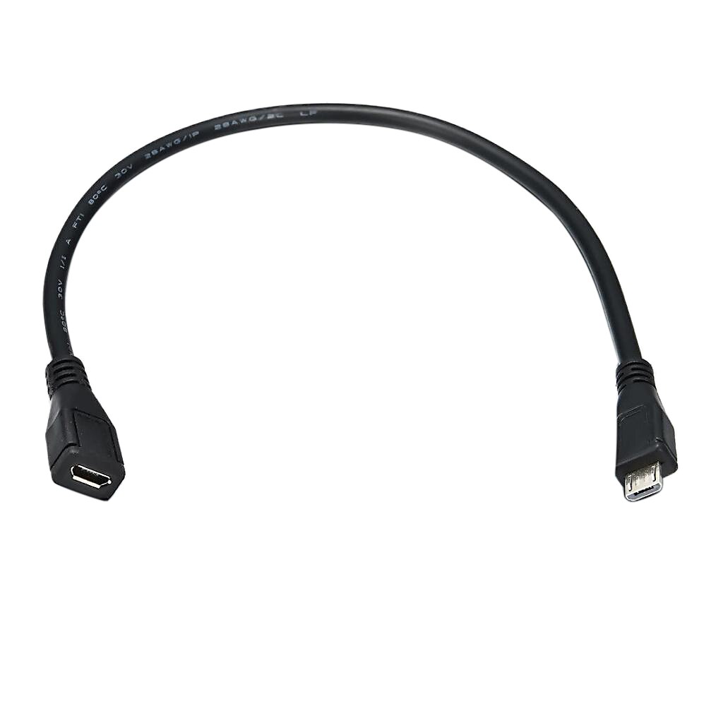 Micro USB 5pin Male to Micro 5pin Female Extention Cable Connector Cable