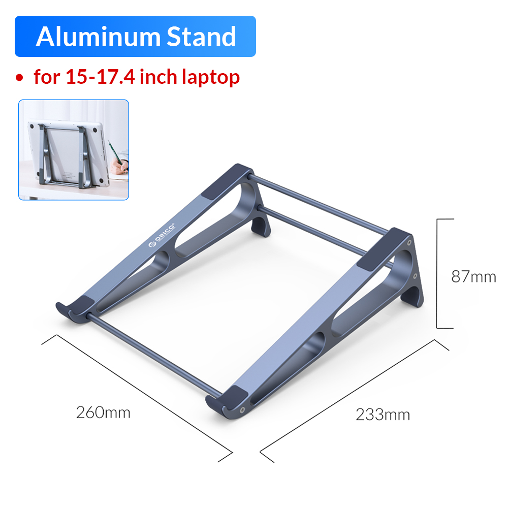Orico Laptop Stand Monitor Standaard Draagbare Afneembare Computer Standaard Desktop Tablet Houder Voor 13-17.4 Inch Laptop Accessoires: Rood
