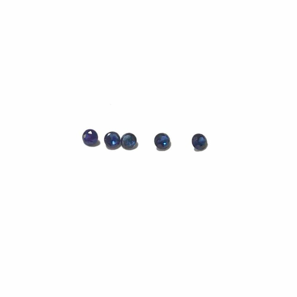 Natural Sapphire loose beads for jewelry making round cut,bright and clean DYI mian stone