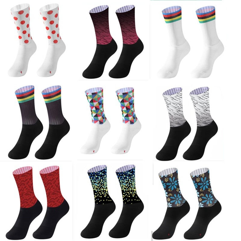 Mærke cykelsport sokker beskytter fødder åndbar fugtspredende sokker cykelsokker cykler sokker