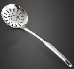 1PC Stainless steel Kitchenware Cooking Tools set Kitchen Gadgets Utensils Restaurant Cookware Ladle Soup Spoon Turner PK 009: Light Grey