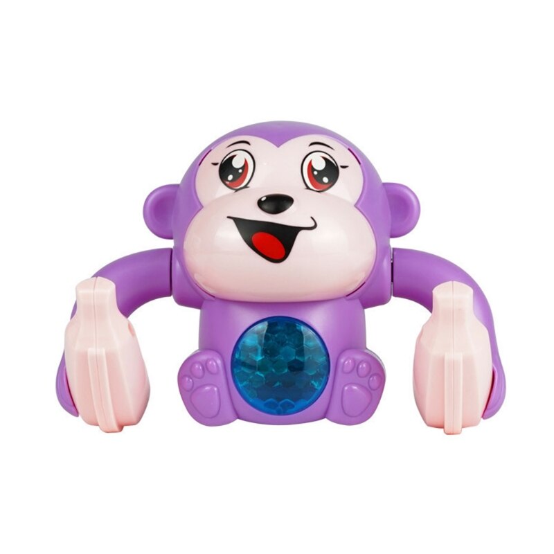 1 Uds bebé Control de voz de pequeño mono de juguete caminar cantar juego mental interactivo lleno de juguetes para los niños: PL