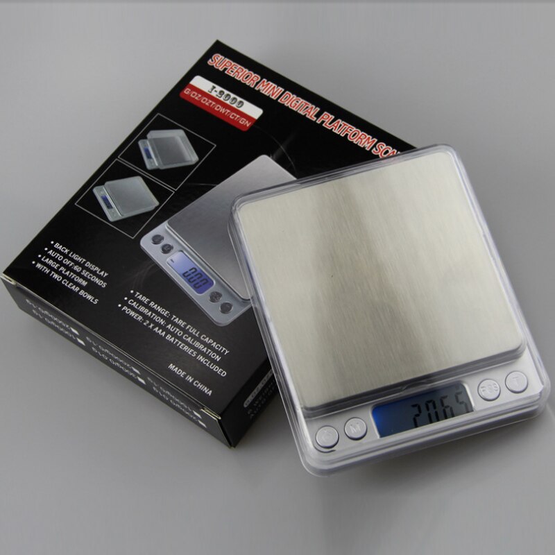100/200/300/500g 0.01/0.1g Mini Digital Scale High Accuracy Backlight Electric Pocket For Jewelry Gram Weight For Kitchen
