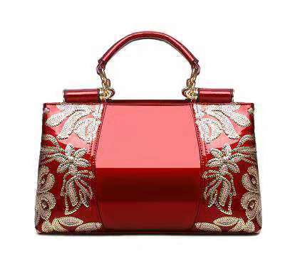 Doudou sommer-handtasche Ich bin europäischen und amerikanischen stil, schlichte damentasche, schräge tasche, damentasche: Roter regenbogen