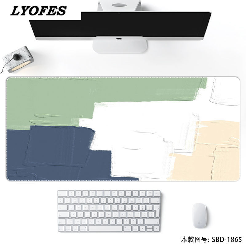 Kawaii Desk Pad Writing Desk Mats Gaming Mouse Pad Large XL 80*30cm Laptop Mouse Mat for Office Home Computer Keyboard: 800x300x3mm 08