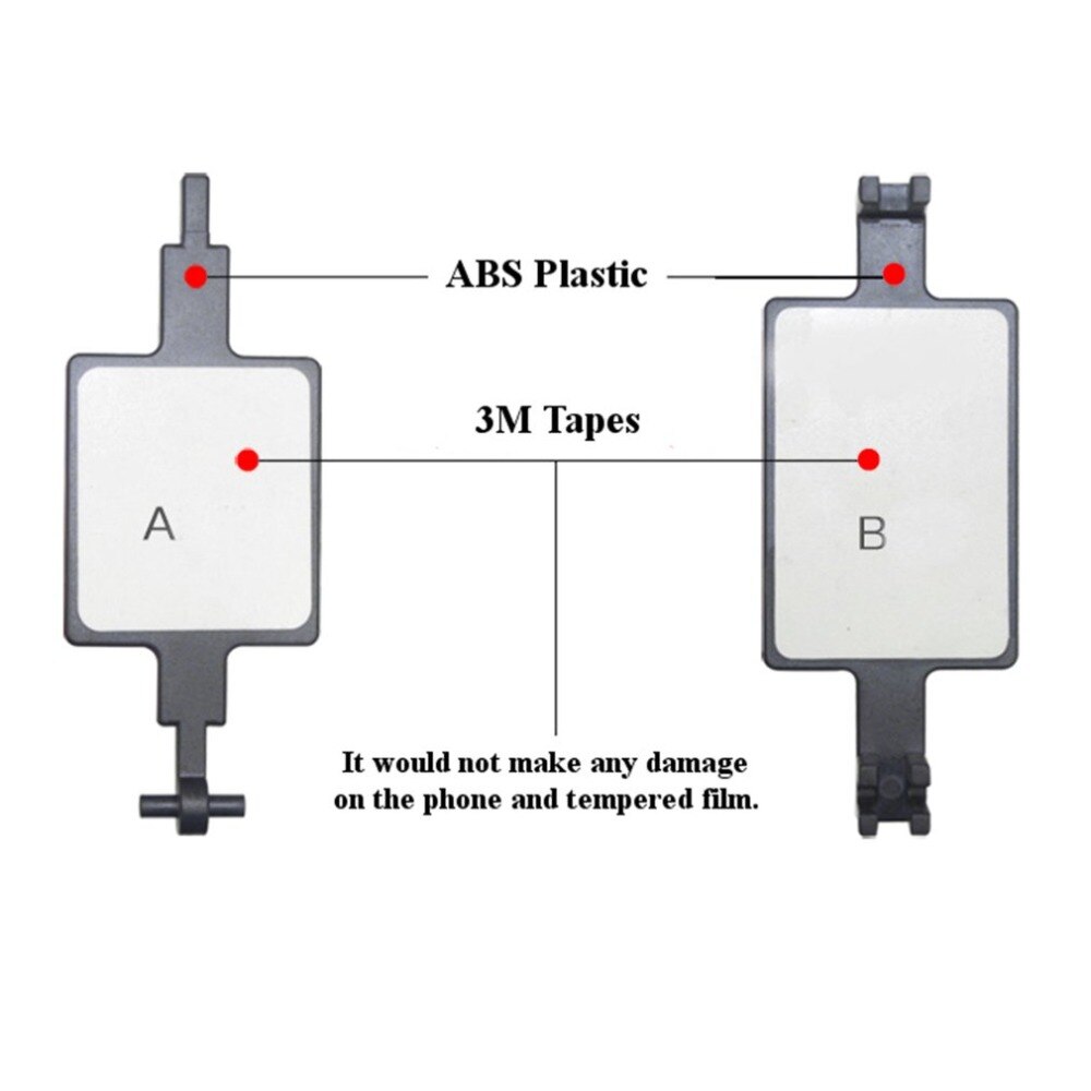 Universal Tempered Screen Protector Film Pasting Tool Installation Helping Device for Smartphone Under 6 Inches