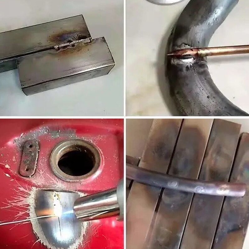 3/10PCS Powder Cored Aluminum Welding Rod Low Temperature Easy Melt Aluminum Welding Soldering Rods No Need Solder Weld Tools