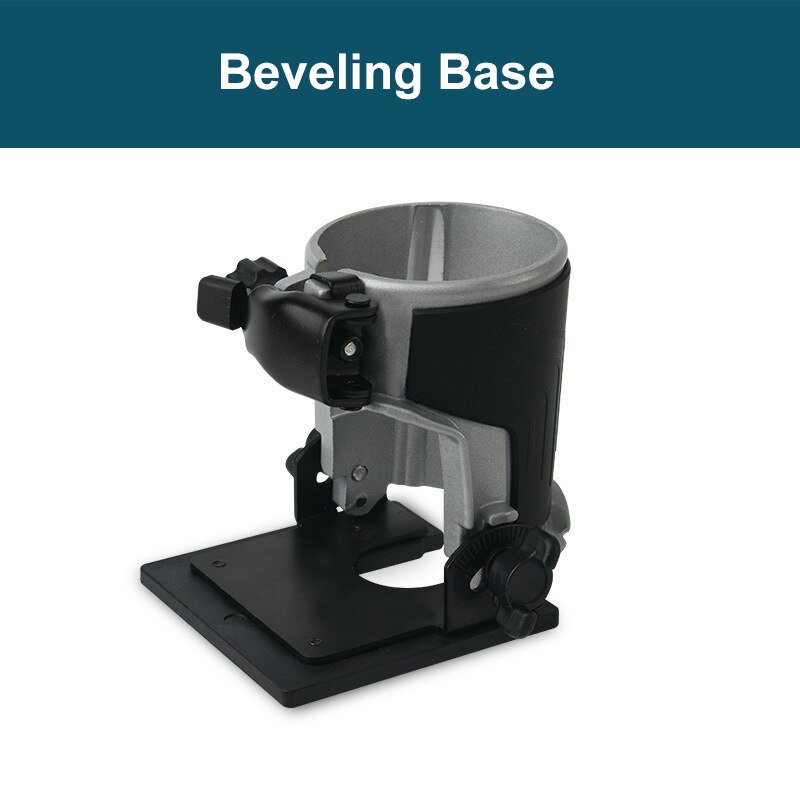 Wooden Router Base Woodworking EngravingTrimming Milling Machine Base Electric Trimmer Machine Base For Power Tool Accessories: Beveling Base