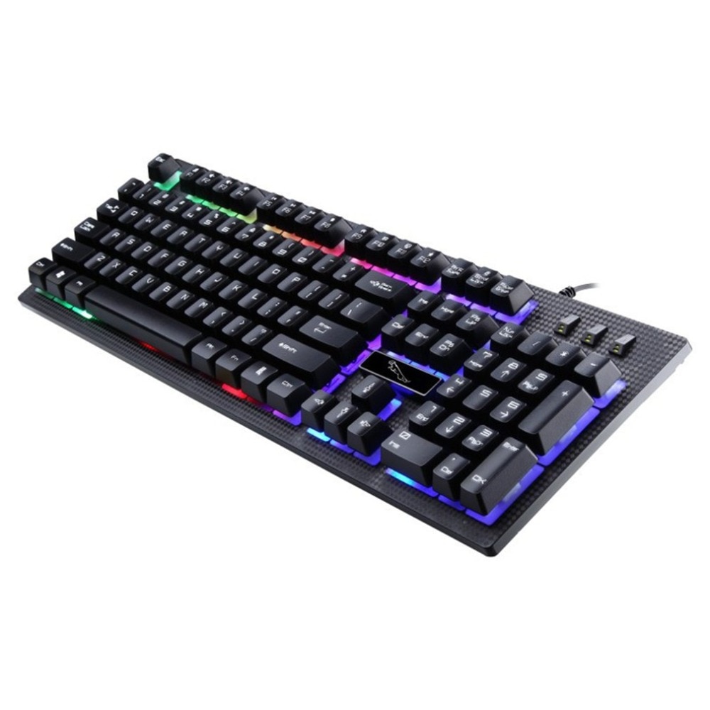 Wired Gaming Keyboard USB Backlight Gaming Keyboard Ergonomic Comfortable 114 Keys Keyboard For PC Laptop For Pro Gamer