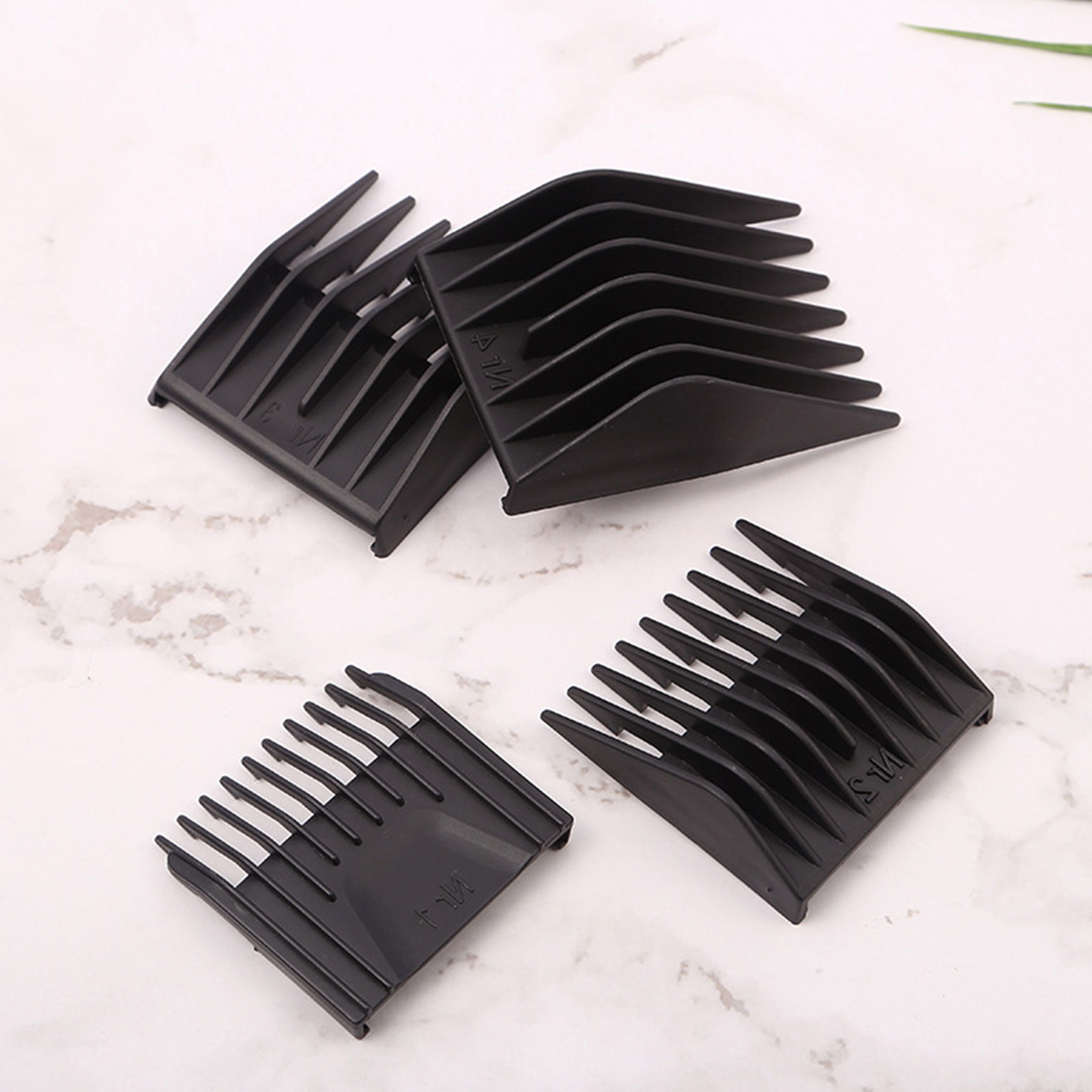 4 Stks/set Kapper Professionele Universele Tondeuse Limiet Kam Vervanging Snijden Gids Kammen Voor Moser 1400 Serie G1202