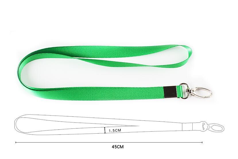 Hanging Neck Rope Lanyard for ID Card Holder ID Pass Card Name Badge Holder Keys Metal Clip