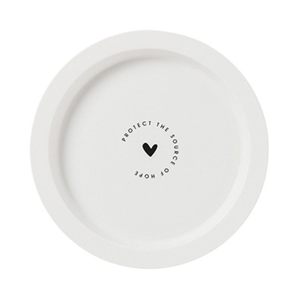 plato de aperitivos Blanco/Negro, plato de almuerzo, pastel, fruta, plato de golosinas, bandeja de plato, plato redondo minimalista moderno y xs: White A