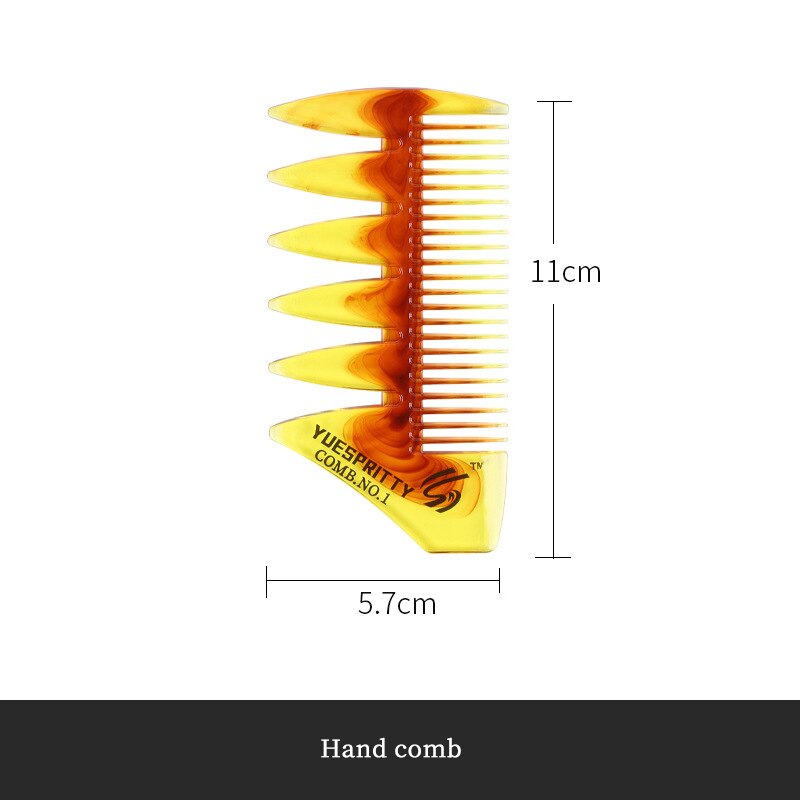 Men's beard comb Hair Oiling Comb For Man Styling Comb Tool Plastic Wide Tooth Comb