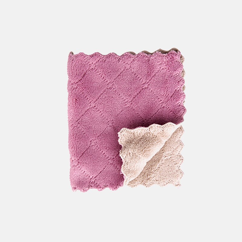 8 Stuks Thuis Microfiber Handdoeken Voor Reiniging Microvezel Veeg Voor Keuken Absorberende Dikkere Doek Tafel Keuken Handdoek Washandje: 1 / 1pcs