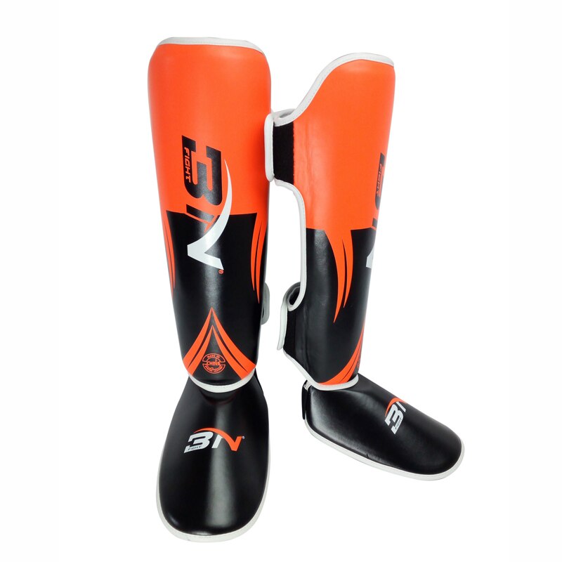 Espinilleras protectoras para Kick boxing, mallas de kárate, protector de tobillo, Muay Thai, MMA,