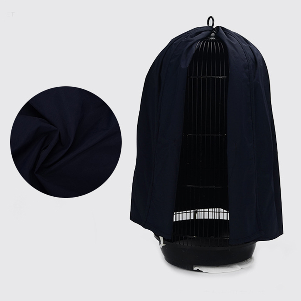 Winddicht Accessoires Vogelkooi Cover Anti Regen Light-proof Thicken Dusproof Papegaai Slaap Schaduw Verminderen Afleiding Nylon: Blauw