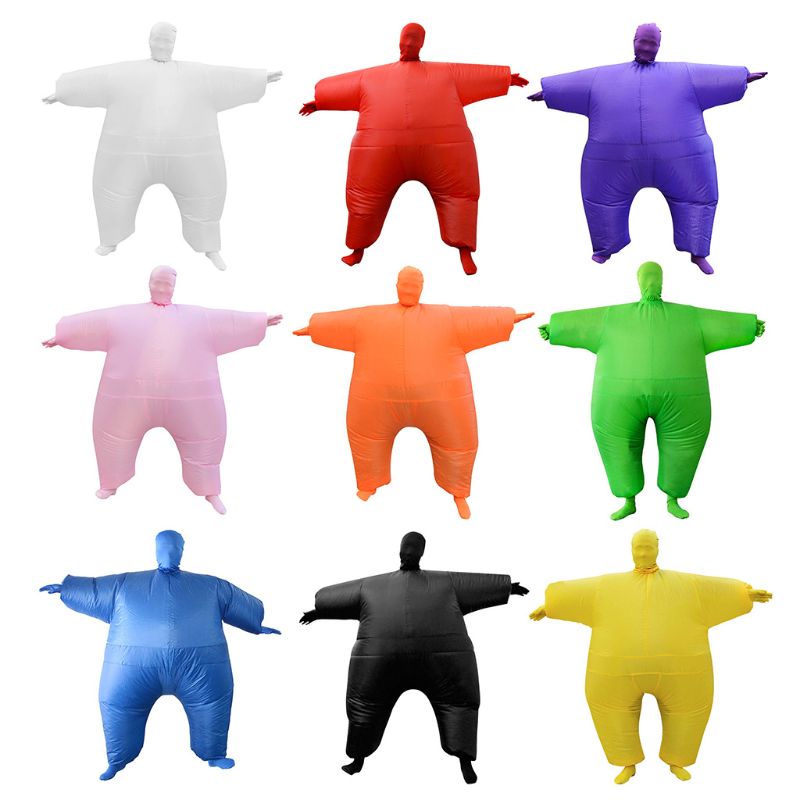 Inflatable Full Body Jumpsuit Cosplay Costume Adults Christmas Blowup Outfits F3ME