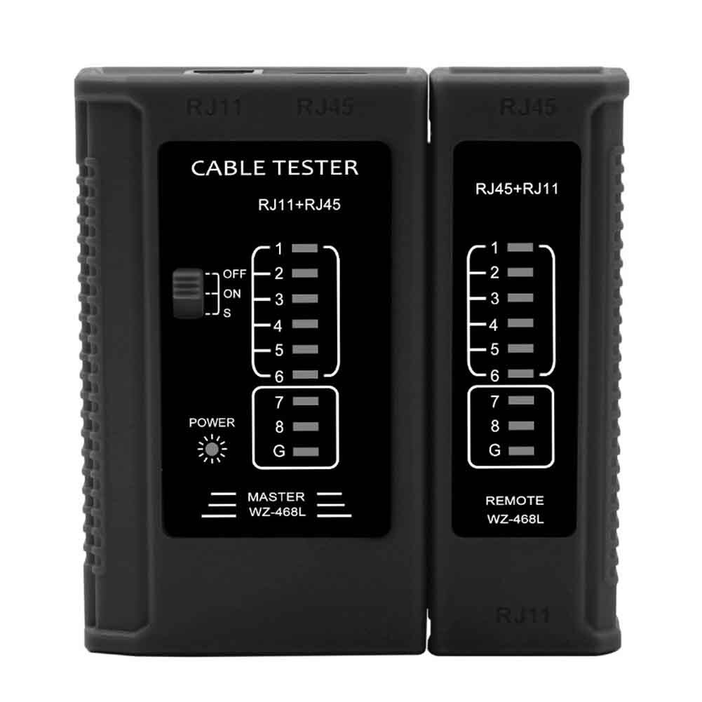 Battery Powered Multifunctional Wide Use Network Cable Tester Micro Interface Detection Repair Tool Ethernet Lan Wiring Problem