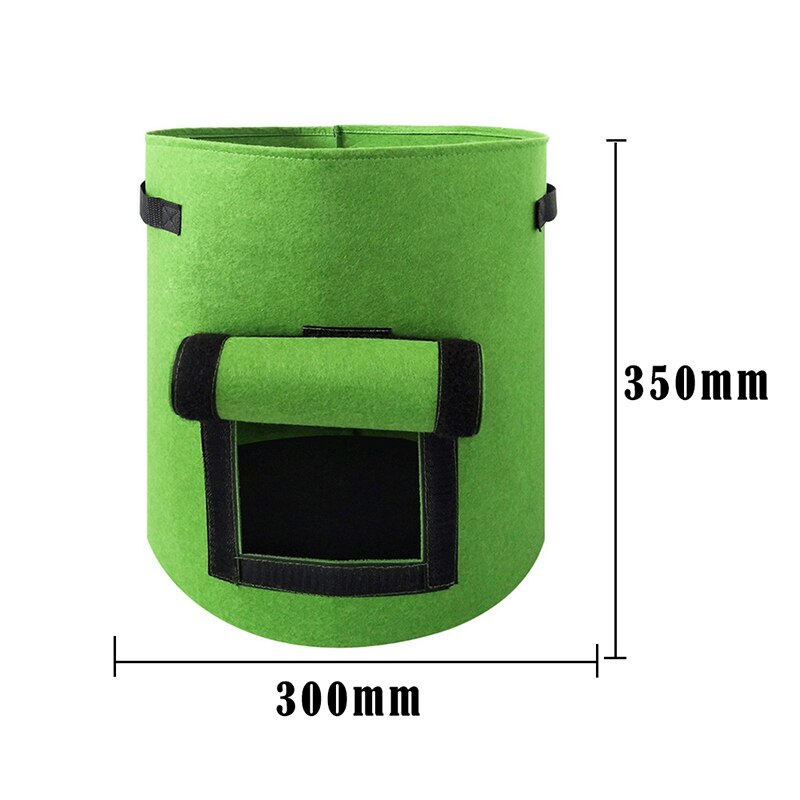 5 Size Plant Grow Bags Home Garden Potato Pot Greenhouse Vegetable Growing Bags Moisturizing Vertical Garden Bag Seedling