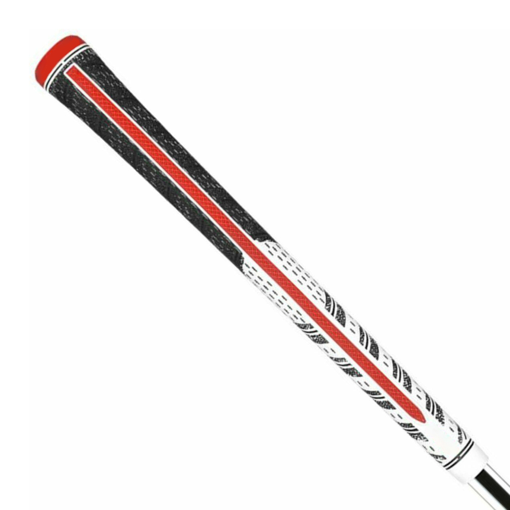 Multi Compound Golf Grips Standard Size All Weather Rubber Golf Club Grips for Clubs Wedges Drivers Irons Hybrids: White S