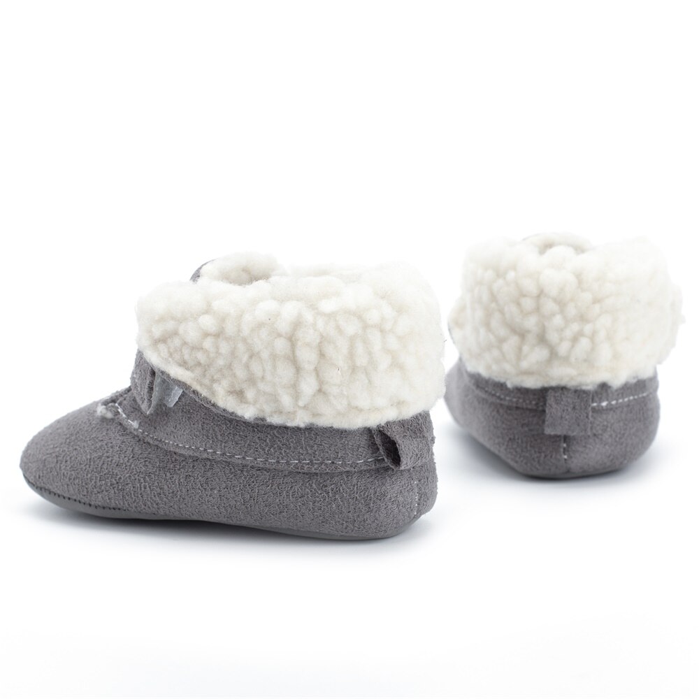 Baby Jongens Laarzen Imitatie Leer Suede Flanger Rechtop Pinda Suede Innerlijke Winter Warm Casual Laarzen Baby Schoenen Voor Jongens meisjes