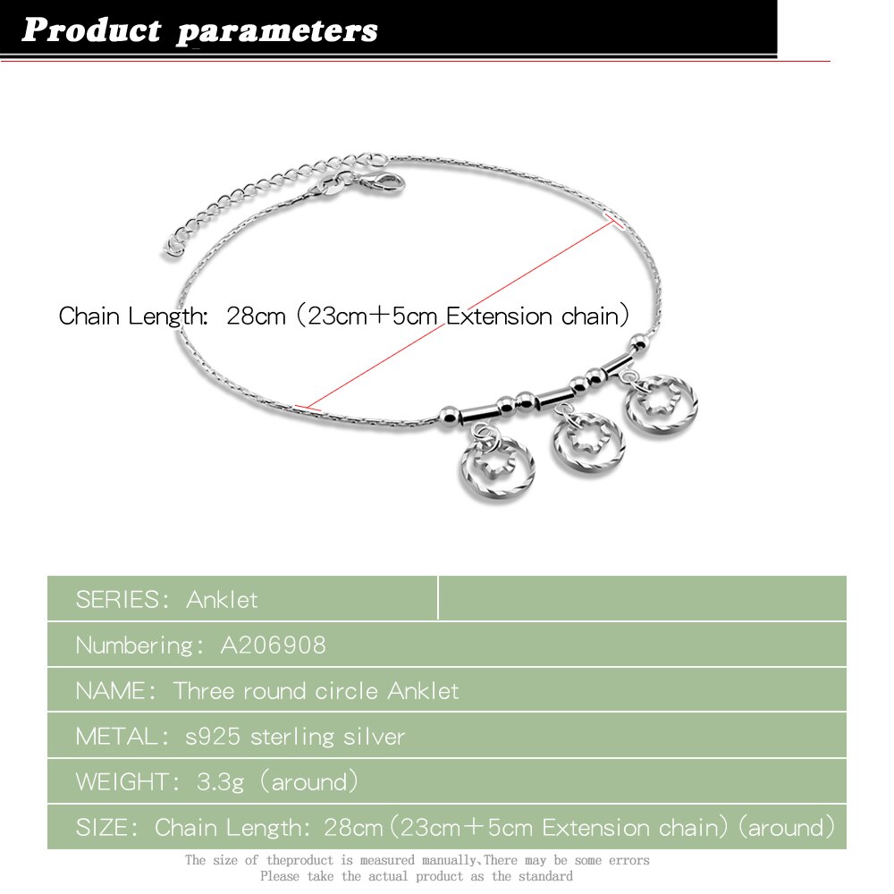 Foot jewelry geometric flowers anklets nice for women girl foot jewelry