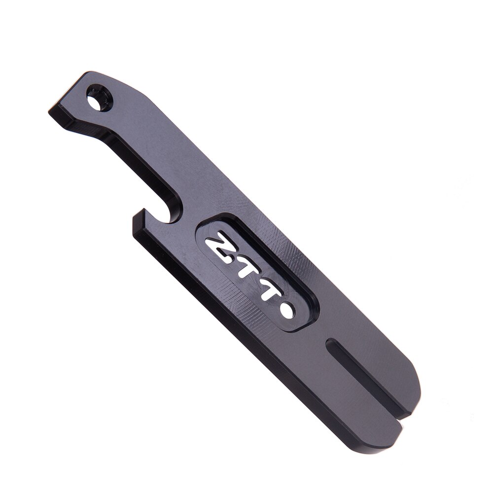 Ztto fiets 160mm 180mm dh rem zwevende rotor roestvrij staal mtb fiets schijfrem zwevend gereedschap voor mountainbike racefiets cx: Rotorsleutel zwart
