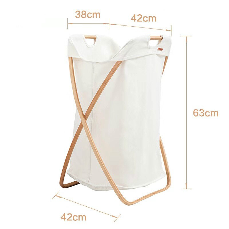 Oxford Cloth Foldable Clothing Laundry Basket Organizer For Dirty Clothes Storage Hamper large Folding Basket X-Type WaterproofF