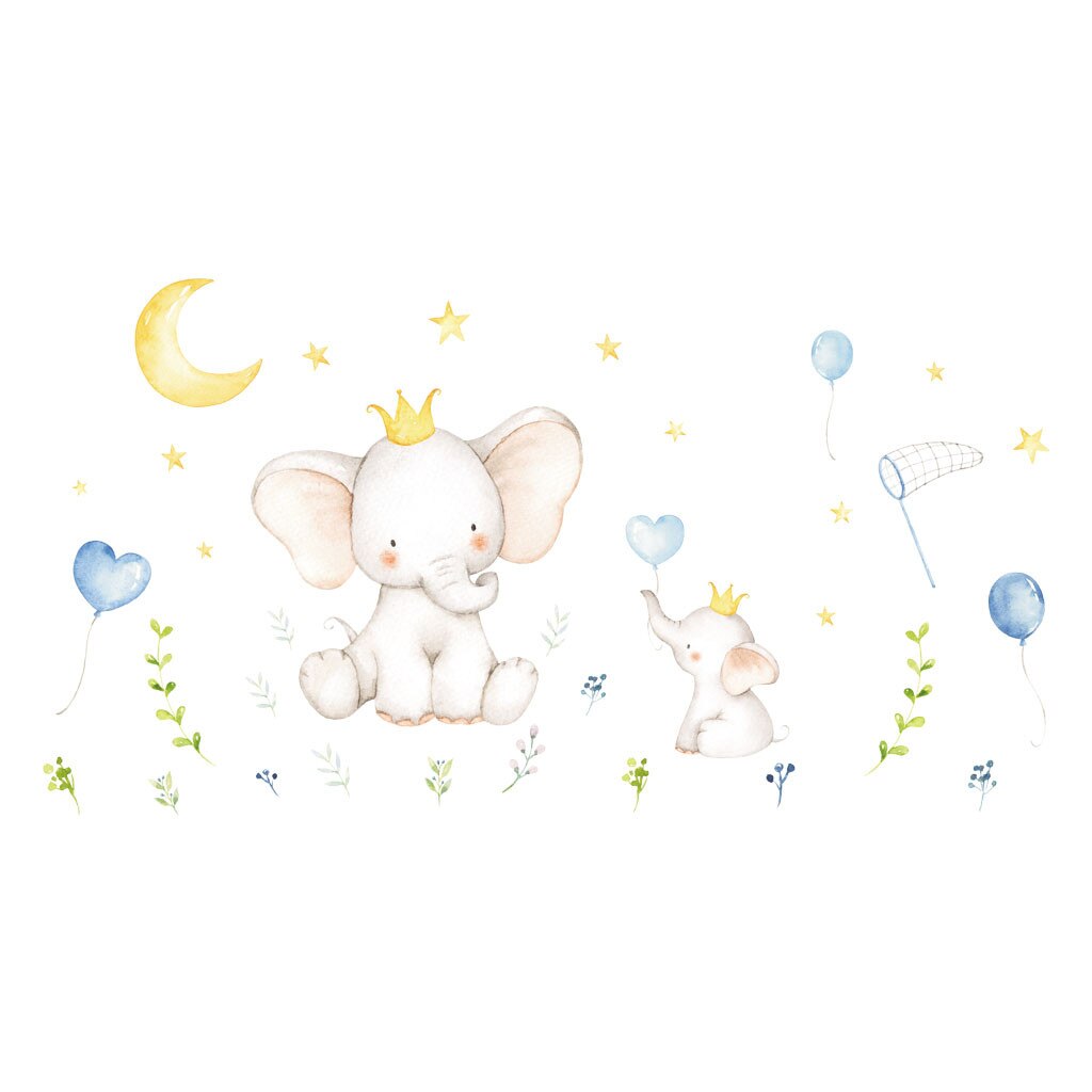 wall sticker room decoration stickers kawaii wall decor Cute Baby Animal PVC Sticker Wall Sticker Living Room Decoration: Default Title