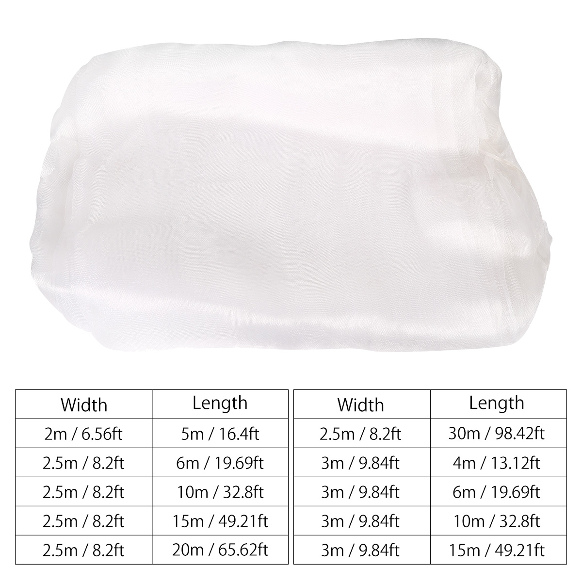 Insect Netting 1pc garden vegetable Heavy Duty Woven Mesh Heat Resistance Bug Net for Garden Protect Vegetable Plants and Fruit