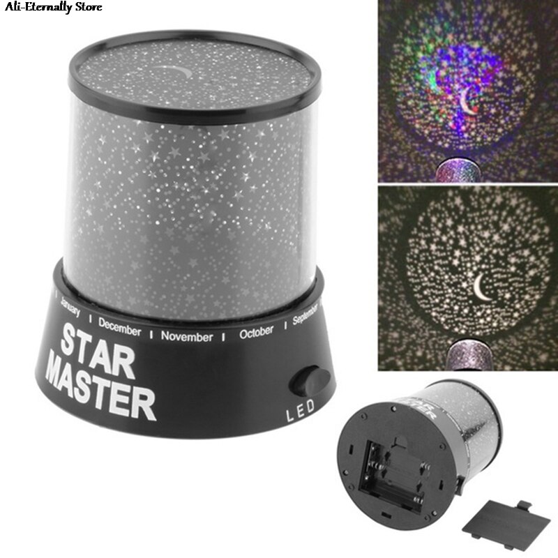 1Pc Romantische Schitterende Led Sterrenhemel Projector Lamp Ster Licht Cosmos Master