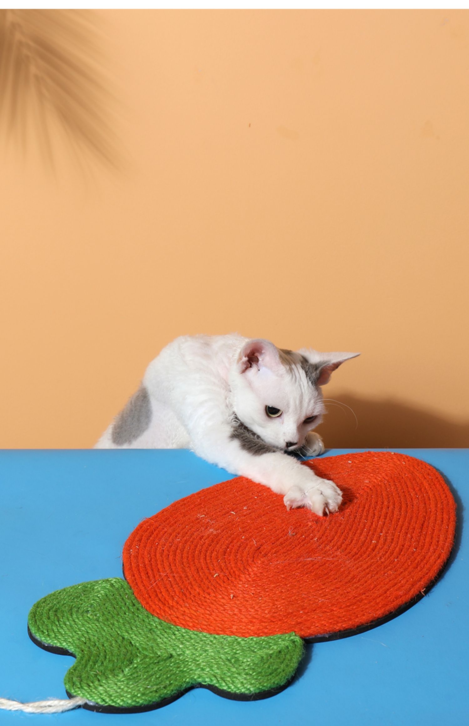 Cat Scratching Board Red Watermelon Shaped Sisal Cat Scratching Mat