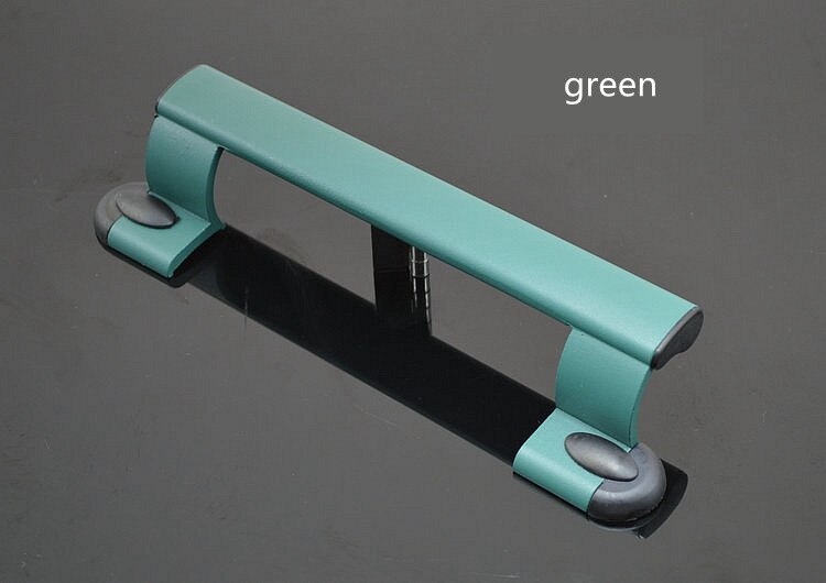 Salat hænder skydedør aluminiumslegering plastdør med rystehåndtaget i håndtaget: Grøn