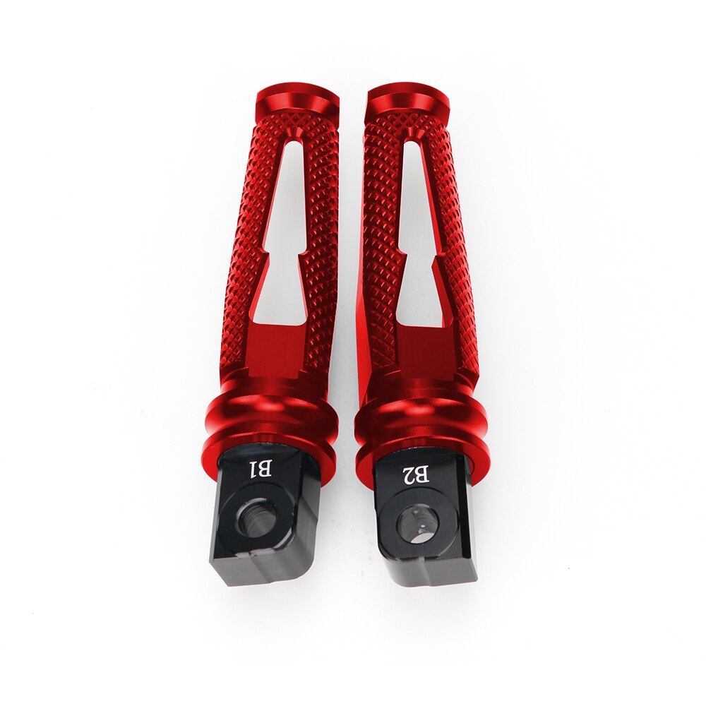 Tył motocykla podnóżki podnóżki dla Suzuki GSXR 600 750 1000 1300 GSR 600 750 GSF 650 1250 bandyta GSXS 100 GSX 1300 B król: Czerwony