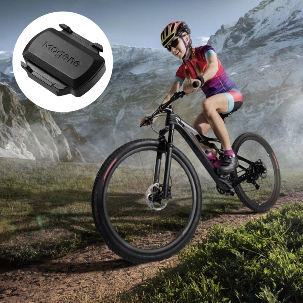 Gemini210 Bluetooth-compatible Speed Sensor Wireless Speedometer Waterproof Bike Speed Measuring Tool